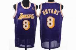 Los Angeless Lakers 8 Bryant purple NBA Jersey