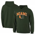 Fanatics Branded Miami Hurricanes Green Campus Pullover Hoodie