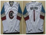 New Colorado Avalanche #1 Semyon Varlamov white NHL Jersey