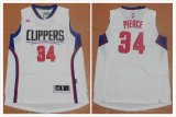 Los Angeles Clippers Paul Pierce #34 white 2015 New Swingman Stitched NBA Jerseys