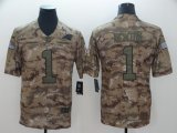 Panthers #1 Cam Newton Nike Camo Salute to Service Retired Player Limited Jersey-BD