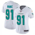 Women Dolphins #91 Cameron Wake Nike white Color Rush Limited Jerseys