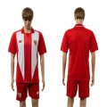 2015-2016 sevilla club red soccer jersey home