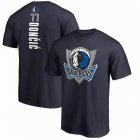 Dallas Mavericks #77 Luca Doncic dark blue NBA T-Shirts