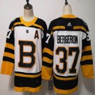 Adidas Boston Bruins #37 Patrice Bergeron White black winter Winter NHL Jerseys