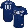 Custom Los Angeles Dodgers blue Flexbase Authentic Collection Jersey