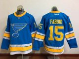 St.Louis Blues #15 Fabbri blue NHL hockey Jerseys