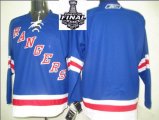 2014 stanley cup Rangers Blank blue hockey jersey