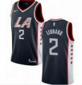 Los Angeles Clippers #2 Kawhi Leonard blue nike nba jerseys-HL