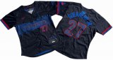 Women's Toronto Blue Jays #27Vladimir Guerrero Jr. Nike Navy 2024 City Connect Limited Player Jersey