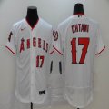 Nike Los Angeles Angels #17 Shohei Ohtani white Flexbase Authentic Collection Jersey