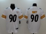 Nike Pittsburgh Steelers 90 T. J. Watt white Color Rush Limited Jersey