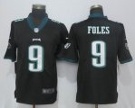 Nike Philadelphia Eagles #9 Nick Foles black Color Rush Limited Jersey