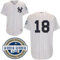 New York Yankees Johnny Damon 18# white Jersey