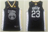 Nike Golden State Warriors #23 Draymond Green black 2018 finals nba basketball jerseys