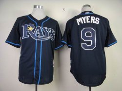 Tampa Bay Rays MYERS 9 Dark Blue MLB Jerseys