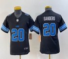 Youth Nike Detroit Lions #20 Barry Sanders black Vapor F.U.S.E. Limited Jersey -BD