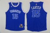 Toronto Raptors #15 Carter blue throwback NBA Jersey