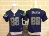 Nike Seattle Seahawks #88 Jimmy Graham Game Blue Children NFL Jerseys