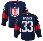 United States 2016 World Cup #33 Dustin Byfuglien blue Hockey jerseys