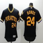 2016 Pittsburgh Pirates #24 Barry Bonds black elite baseball jersey-1