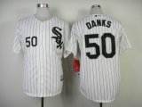 Chicago White Sox #50 John Danks white MLB Jersey