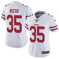 Women 49ers #35 Eric Reid nike white Color Rush Limited Jersey