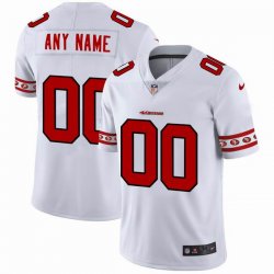 Custom San Francisco 49ers white new nike Color Rush Limited Jersey