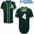 Oakland Athletics CRISP #4 Green baseball jerseys