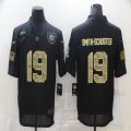 Nike Pittsburgh Steelers #19 Smith-Schuster black camo Salute To Service Limited Jersey-BD