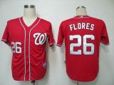 MLB Jerseys Washington Nationals 26 Flores Red