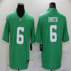 Nike Philadelphia Eagles #6 DeVonta Smith light green Color Rush Limited Jersey-BD