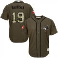 Toronto Blue Jays 19 Jose Bautista Canada logo Camo Stitched Baseball Jerseys