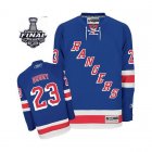 2014 stanley cup Rangers #23 Chris Drury Blue Jersey