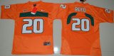 Youth Miami Hurricanes Ed Reed 20 College Football Jersey - Orange