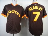 San Diego Padres Chase Headley 7# brown mlb jerseys