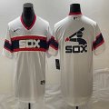 Nike Chicago White Sox blank majestic baseball jersey big logo