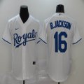 Nike Kansas Royals #16 B.jackson white majestic baseball Jersey