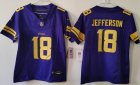 Youth Minnesota Vikings #18 Justin Jefferson Nike purple Alternate Vapor F.U.S.E. Limited Jersey