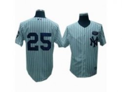 New York Yankees 25# Teixeira White MLB Jersey