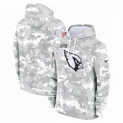 Arizona Cardinals Nike Arctic Camo 2024 Salute to Service Club Fleece Pullover Hoodie