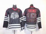 Reebok Chicago Blackhawks 19 TOEWS Black ice hockey jersey