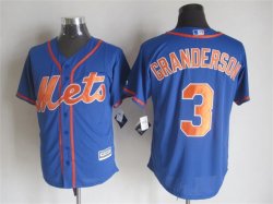 New York Mets #3 Curtis Granderson Blue Alternate Home New Cool Base Stitched Baseball Jersey