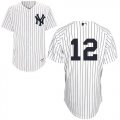 New York Yankees 12# Ransom white jerseys