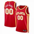 Customized Atlanta Hawks red basketball jerseys