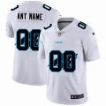 Customized Nike Carolina Panthers white Color Rush Limited Jersey Shadow edition