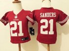 nike San Francisco 49ers #21 Sanders red nfl children jersey