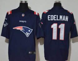 Nike New England Patriots #11 Julian Edelman blue Color Rush Limited Jersey-WL