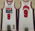 USA Olympic Edition #9 Michael Jordan white NBA basketball Jerseys-XD