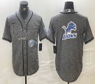 Detroit Lions blank Hemp grey baseball Joint name -BD 03